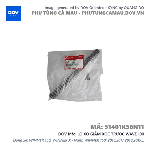 LÒ XO GIẢM XÓC TRƯỚC WAVE 100 — 51401K56N11