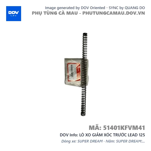 LÒ XO GIẢM XÓC TRƯỚC LEAD 125 — 51401KFVM41