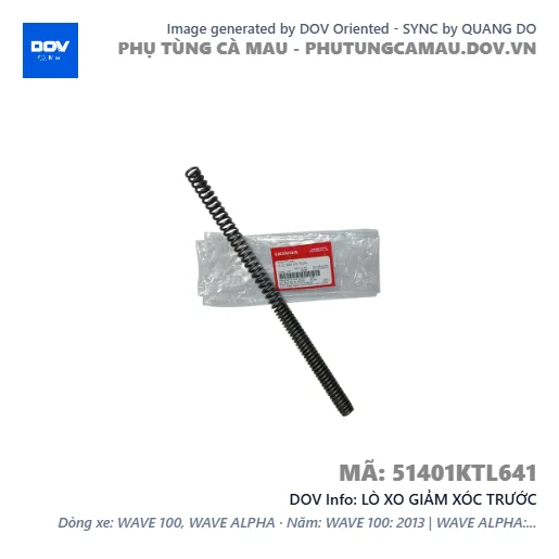 LÒ XO GIẢM XÓC TRƯỚC  — 51401KTL641