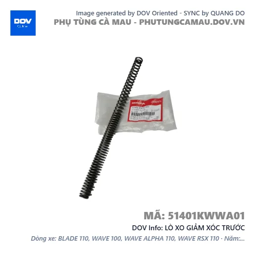 LÒ XO GIẢM XÓC TRƯỚC  — 51401KWWA01