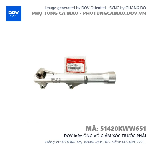 ỐNG VỎ GIẢM XÓC TRƯỚC PHẢI  — 51420KWW651