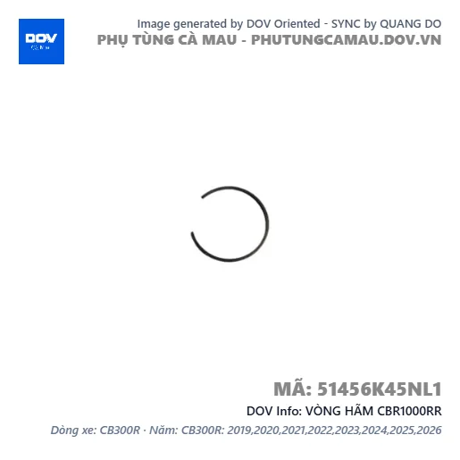 VÒNG HÃM CBR1000RR — 51456K45NL1