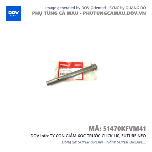 TY CON GIẢM XÓC TRƯỚC CLICK 110, FUTURE NEO — 51470KFVM41