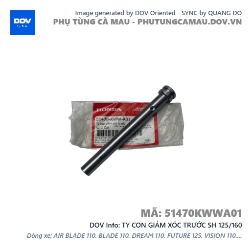 TY CON GIẢM XÓC TRƯỚC SH 125/160 — 51470KWWA01