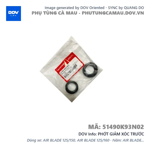 PHỚT GIẢM XÓC TRƯỚC  — 51490K93N02
