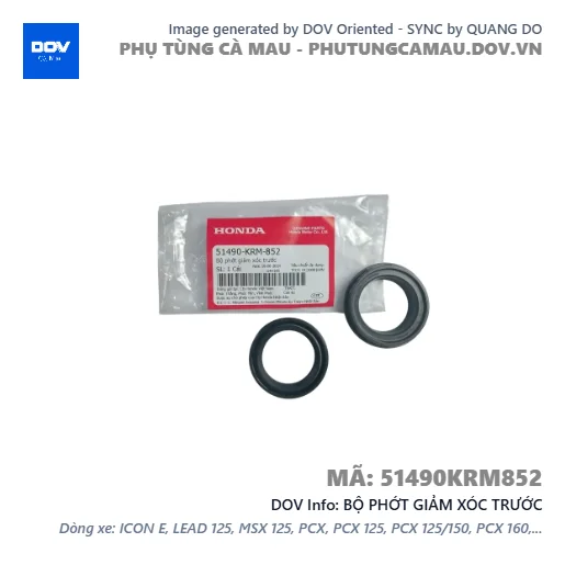 BỘ PHỚT GIẢM XÓC TRƯỚC  — 51490KRM852