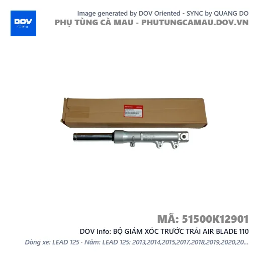 BỘ GIẢM XÓC TRƯỚC TRÁI AIR BLADE 110 — 51500K12901