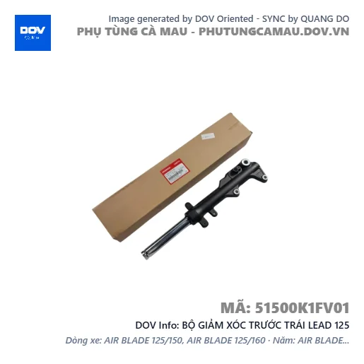 BỘ GIẢM XÓC TRƯỚC TRÁI LEAD 125 — 51500K1FV01