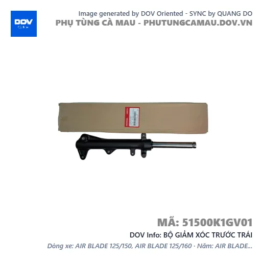 BỘ GIẢM XÓC TRƯỚC TRÁI — 51500K1GV01