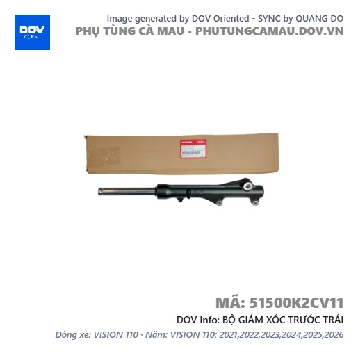 BỘ GIẢM XÓC TRƯỚC TRÁI  — 51500K2CV11