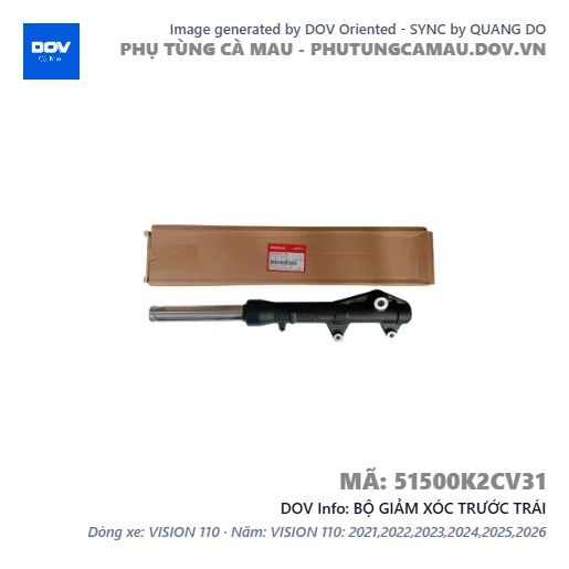 BỘ GIẢM XÓC TRƯỚC TRÁI — 51500K2CV31