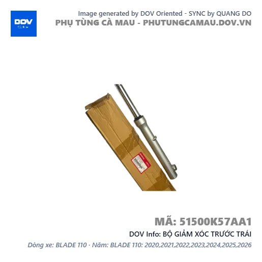 BỘ GIẢM XÓC TRƯỚC TRÁI — 51500K57AA1