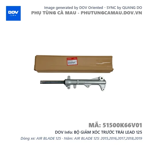 BỘ GIẢM XÓC TRƯỚC TRÁI LEAD 125 — 51500K66V01