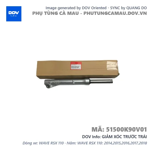 GIẢM XÓC TRƯỚC TRÁI — 51500K90V01