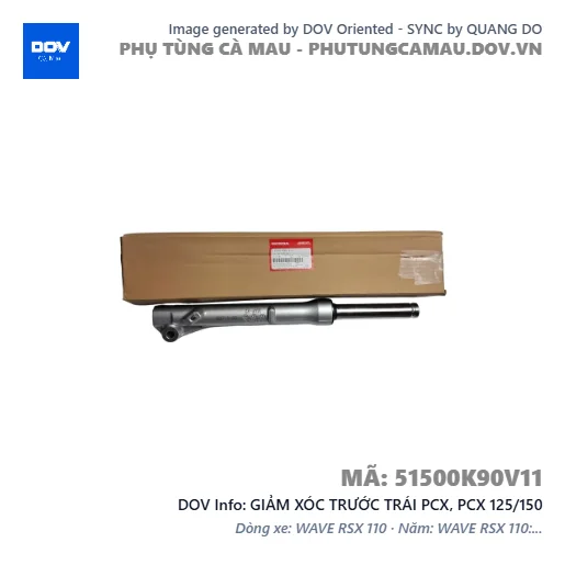 GIẢM XÓC TRƯỚC TRÁI PCX, PCX 125/150 — 51500K90V11