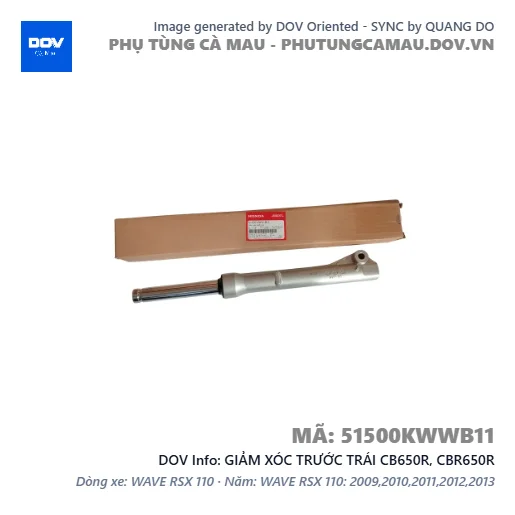 GIẢM XÓC TRƯỚC TRÁI CB650R, CBR650R — 51500KWWB11