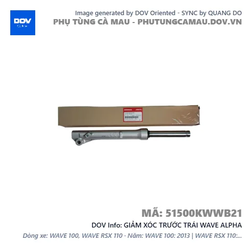 GIẢM XÓC TRƯỚC TRÁI WAVE ALPHA — 51500KWWB21