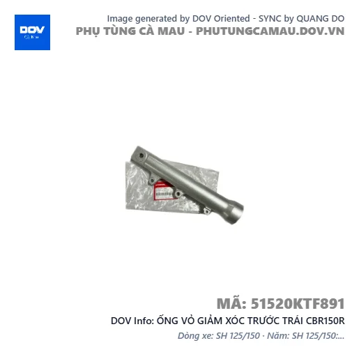 ỐNG VỎ GIẢM XÓC TRƯỚC TRÁI CBR150R — 51520KTF891