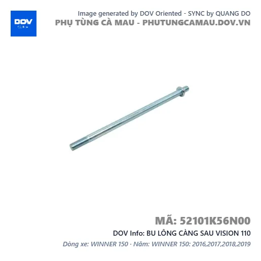 BU LÔNG CÀNG SAU VISION 110 — 52101K56N00