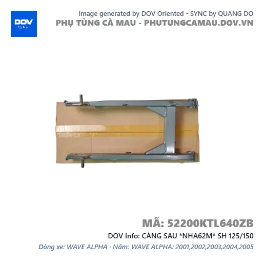 CÀNG SAU *NHA62M* SH 125/150 — 52200KTL640ZB