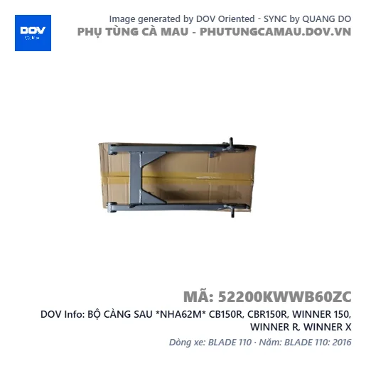 BỘ CÀNG SAU *NHA62M* CB150R, CBR150R, WINNER 150, WINNER R, WINNER X — 52200KWWB60ZC