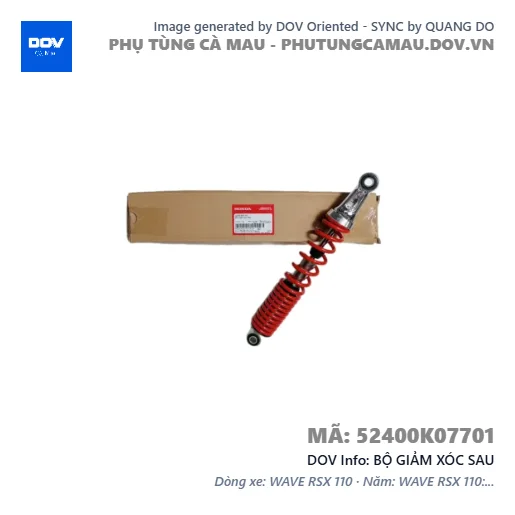 BỘ GIẢM XÓC SAU  — 52400K07701