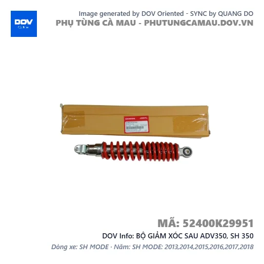 BỘ GIẢM XÓC SAU ADV350, SH 350 — 52400K29951