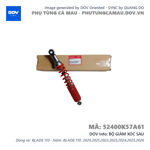 BỘ GIẢM XÓC SAU  — 52400K57A61