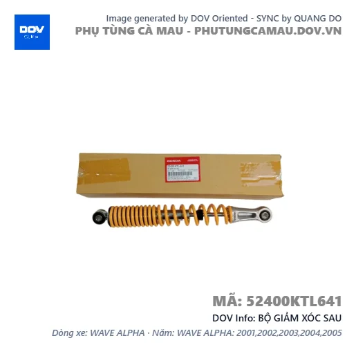 BỘ GIẢM XÓC SAU — 52400KTL641
