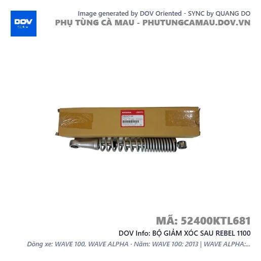BỘ GIẢM XÓC SAU REBEL 1100 — 52400KTL681