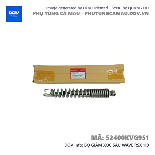 BỘ GIẢM XÓC SAU WAVE RSX 110 — 52400KVG951