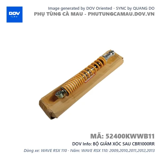 BỘ GIẢM XÓC SAU CBR1000RR — 52400KWWB11