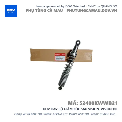BỘ GIẢM XÓC SAU VISION, VISION 110 — 52400KWWB21