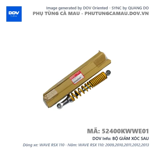 BỘ GIẢM XÓC SAU  — 52400KWWE01