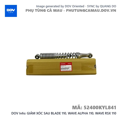 GIẢM XÓC SAU BLADE 110, WAVE ALPHA 110, WAVE RSX 110 — 52400KYL841