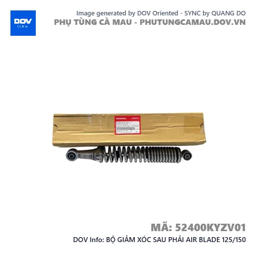 BỘ GIẢM XÓC SAU PHẢI AIR BLADE 125/150 — 52400KYZV01