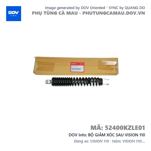 BỘ GIẢM XÓC SAU VISION 110 — 52400KZLE01