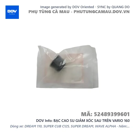BẠC CAO SU GIẢM XÓC SAU TRÊN VARIO 160 — 52489399601