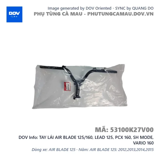 TAY LÁI AIR BLADE 125/160, LEAD 125, PCX 160, SH MODE, VARIO 160 — 53100K27V00
