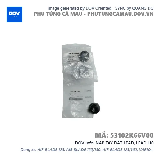 NẮP TAY DẮT LEAD, LEAD 110 — 53102K66V00