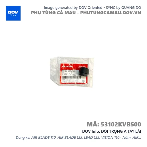 ĐỐI TRỌNG A TAY LÁI  — 53102KVBS00