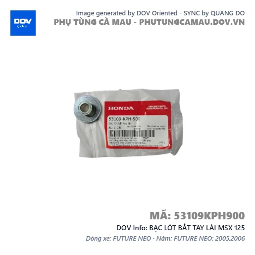 BẠC LÓT BẮT TAY LÁI MSX 125 — 53109KPH900