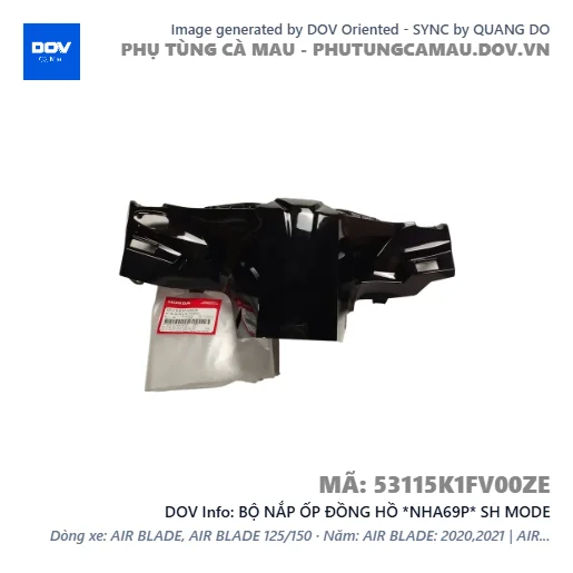 BỘ NẮP ỐP ĐỒNG HỒ *NHA69P* SH MODE — 53115K1FV00ZE