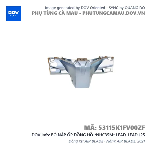 BỘ NẮP ỐP ĐỒNG HỒ *NHC35M* LEAD, LEAD 125 — 53115K1FV00ZF