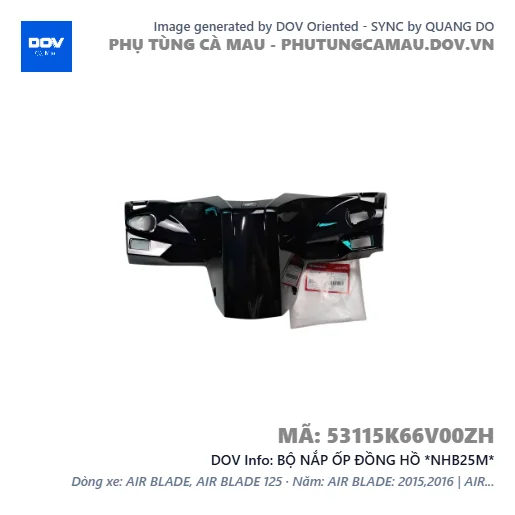 BỘ NẮP ỐP ĐỒNG HỒ *NHB25M*  — 53115K66V00ZH