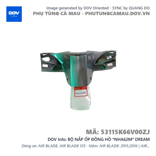 BỘ NẮP ỐP ĐỒNG HỒ *NHA62M* DREAM — 53115K66V00ZJ