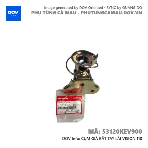 CỤM GIÁ BẮT TAY LÁI VISION 110 — 53120KEV900