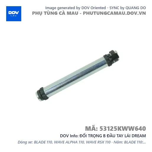 ĐỐI TRỌNG B ĐẦU TAY LÁI DREAM — 53125KWW640