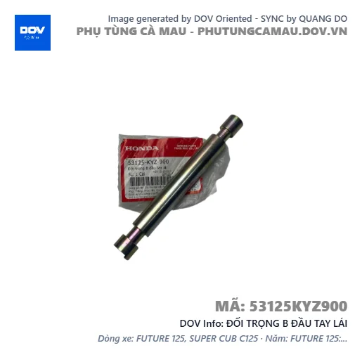 ĐỐI TRỌNG B ĐẦU TAY LÁI  — 53125KYZ900