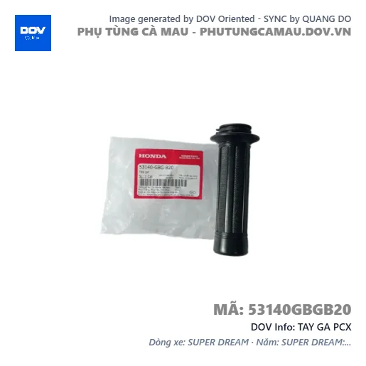 TAY GA PCX — 53140GBGB20